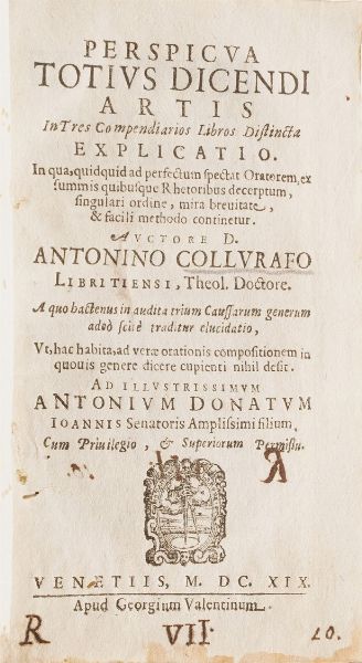 Antonio Casilio Introductio in Aristotelis logicam, Roma 1529  - Asta Libri Antichi - Associazione Nazionale - Case d'Asta italiane