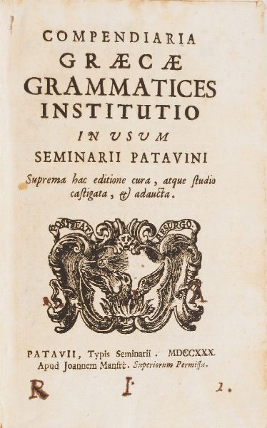 Antonio Casilio Introductio in Aristotelis logicam, Roma 1529  - Asta Libri Antichi - Associazione Nazionale - Case d'Asta italiane