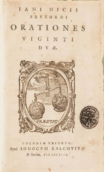 Raccolta di volumi miscellanei dal XVI al XVII sec. (Con ex libris silografico)  - Asta Libri Antichi - Associazione Nazionale - Case d'Asta italiane