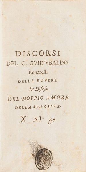 Raccolta di volumi miscellanei dal XVI al XVII sec. (Con ex libris silografico)  - Asta Libri Antichi - Associazione Nazionale - Case d'Asta italiane