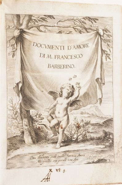 Francesco da Barberino Documenti damore... Roma, tipografia Mascardi, 1640  - Asta Libri Antichi - Associazione Nazionale - Case d'Asta italiane