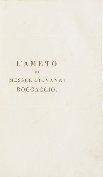 Lotto di quantit - Varia miscellanea VARIE Porta, Poesie scelte, Milano, Ferrario, 1837 Boccaccio, Ameto, Parma, Amoretti , 1802 Seneca, Trattato sopra la vita felice, Venezia, Santini, 1783 Ariosto, Orlando furioso, Milano, Treves, 1886 illustrato da Dor Virgilio Marone, Bucoliche, Genova, Giossi, 1810 Romagnosi, Progetto del codice di procedura penale, Prato, Guasti, 1858 Forcella, Spectacula, ossia Caroselli, Tornei..., Milano, Kantorowicz, 1896  - Asta Libri Antichi - Associazione Nazionale - Case d'Asta italiane