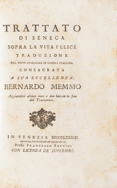 Lotto di quantit - Varia miscellanea VARIE Porta, Poesie scelte, Milano, Ferrario, 1837 Boccaccio, Ameto, Parma, Amoretti , 1802 Seneca, Trattato sopra la vita felice, Venezia, Santini, 1783 Ariosto, Orlando furioso, Milano, Treves, 1886 illustrato da Dor Virgilio Marone, Bucoliche, Genova, Giossi, 1810 Romagnosi, Progetto del codice di procedura penale, Prato, Guasti, 1858 Forcella, Spectacula, ossia Caroselli, Tornei..., Milano, Kantorowicz, 1896  - Asta Libri Antichi - Associazione Nazionale - Case d'Asta italiane