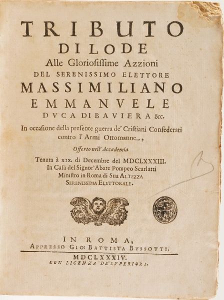 Gio Domenico Ottonelli Risposta al Quesito che male sia landare conversazione in casa di una persona poco modesta...Firenze 1645  - Asta Libri Antichi - Associazione Nazionale - Case d'Asta italiane