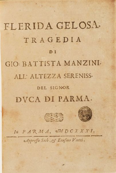 Gio Domenico Ottonelli Risposta al Quesito che male sia landare conversazione in casa di una persona poco modesta...Firenze 1645  - Asta Libri Antichi - Associazione Nazionale - Case d'Asta italiane