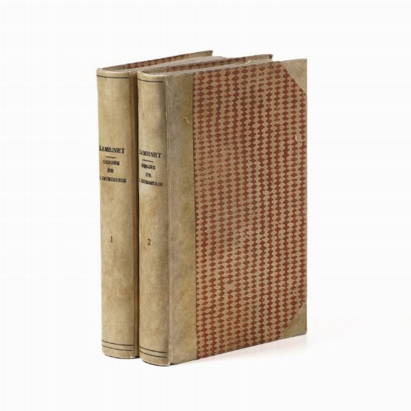 M. Daunou- M. Van Praet- P. Lambinet. Origine de limprimerie, dAprs les titres authentiques... Paris, H. Nicolle, de limprimerie de mame frres, 1810. Due tomi.  - Asta Libri Antichi - Associazione Nazionale - Case d'Asta italiane