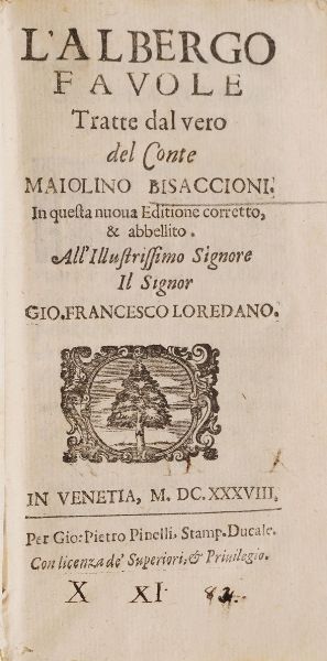 Francesco Loredano Ladamo... Venezia 1640  - Asta Libri Antichi - Associazione Nazionale - Case d'Asta italiane