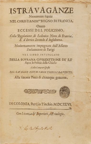 Lotto di libri La vita dellillustre signor Giacomo Ragazzoni conte di s. Odorico, Venezia 1610  - Asta Libri Antichi - Associazione Nazionale - Case d'Asta italiane