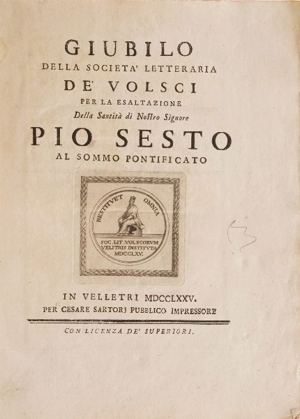 Francesco Cionacci Storia della beata Umiliana De Cerchi... Firenze 1682  - Asta Libri Antichi - Associazione Nazionale - Case d'Asta italiane