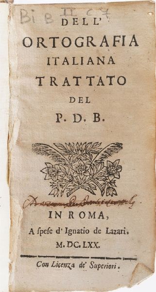 Sgualdi Vincenzo Repubblica di Lesbo ovvero della ragione di stato...Bologna,Heredi del Benacci, 1646  - Asta Libri Antichi - Associazione Nazionale - Case d'Asta italiane