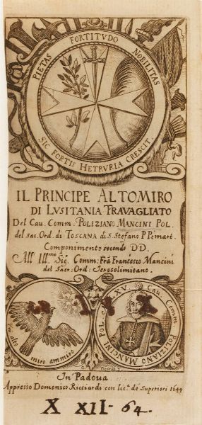 Ferrante Guisone La divina settimana... Venezia, 1601  - Asta Libri Antichi - Associazione Nazionale - Case d'Asta italiane