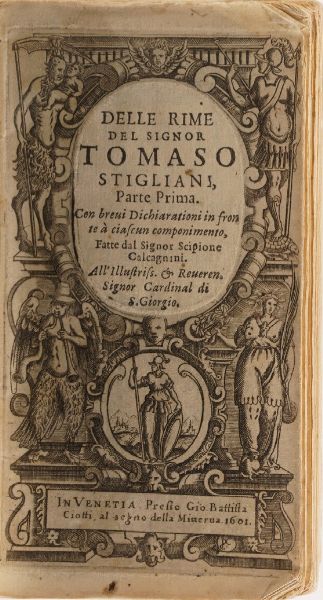 Ferrante Guisone La divina settimana... Venezia, 1601  - Asta Libri Antichi - Associazione Nazionale - Case d'Asta italiane