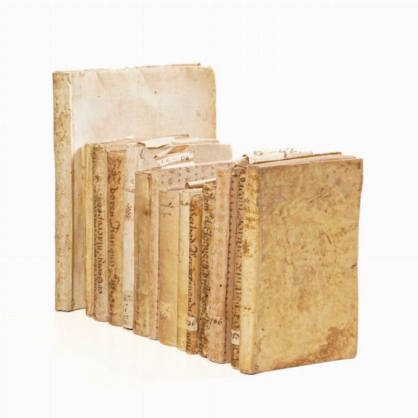 Raccolta di volumi miscellanei dal XVI al XVII sec.  (Con ex libris silografico)  - Asta Libri Antichi - Associazione Nazionale - Case d'Asta italiane