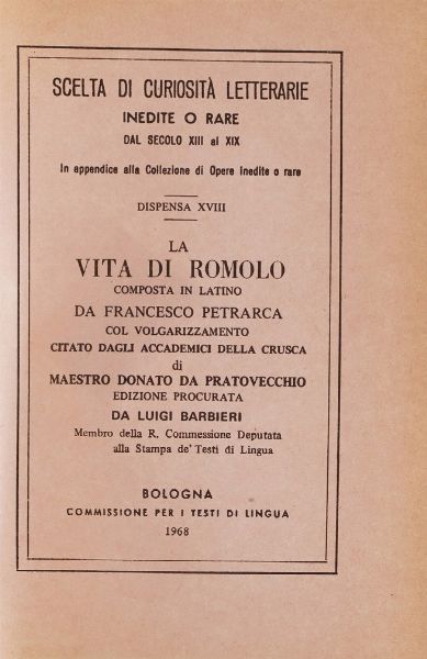 Curiosit letterarie, Bologna sec XX Scelta di curiosit letterarie, Editrice Forni Bologna. (scompleto; tot 108). Venduto come complemento di arredo  - Asta Libri Antichi - Associazione Nazionale - Case d'Asta italiane