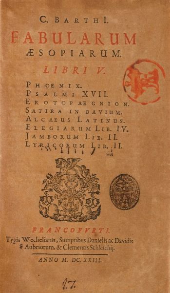 Raccolta di volumi miscellanei del XVII sec.(Con ex libris silografico)  - Asta Libri Antichi - Associazione Nazionale - Case d'Asta italiane