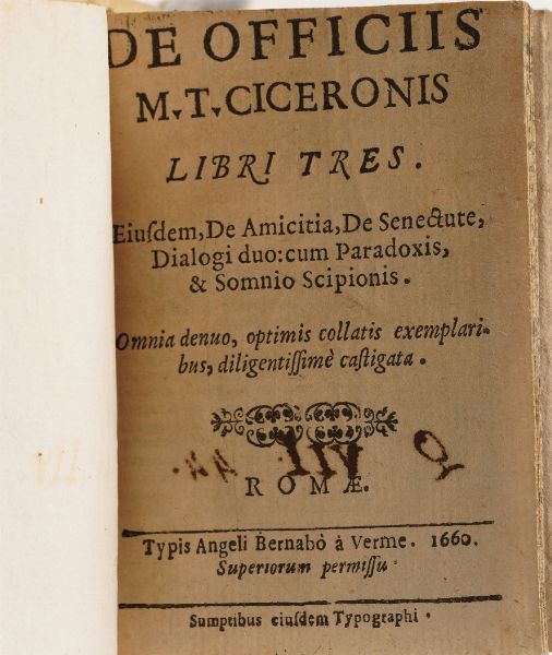 Raccolta di volumi del XVII sec.  - Asta Libri Antichi - Associazione Nazionale - Case d'Asta italiane