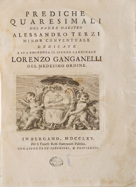 Tomaso Da Villanova Opera Omnia Sancti Thomae a Villanova...Venetiis, Excudebant Sanctes Pecori, 1740  - Asta Libri Antichi - Associazione Nazionale - Case d'Asta italiane