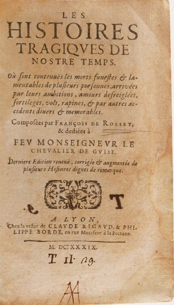 Raccolta di volumi miscellanei dal XVI al XVIII sec.  - Asta Libri Antichi - Associazione Nazionale - Case d'Asta italiane