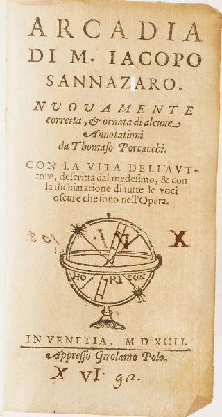 Torquato Tasso Le Belle Giornate Del Mondo Creato... Venezia, 1609  - Asta Libri Antichi - Associazione Nazionale - Case d'Asta italiane