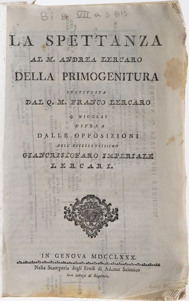 DAgostino Giustiniani. Castigatissimi Annali. Genova, Bellono 1537.  - Asta Libri Antichi - Associazione Nazionale - Case d'Asta italiane