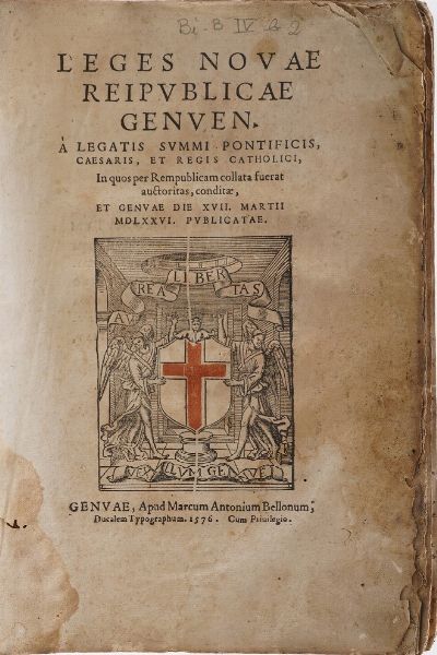 DAgostino Giustiniani. Castigatissimi Annali. Genova, Bellono 1537.  - Asta Libri Antichi - Associazione Nazionale - Case d'Asta italiane