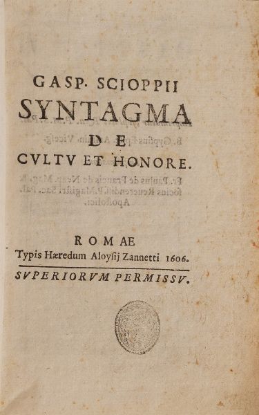 Laurentio Bulbulio Fasciculus Carminum...Roma, 1678  - Asta Libri Antichi - Associazione Nazionale - Case d'Asta italiane