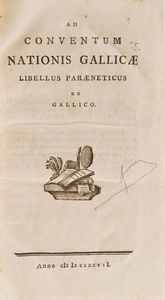 Raccolta di volumi miscellanei dal XVII al XIX sec.  - Asta Libri Antichi - Associazione Nazionale - Case d'Asta italiane