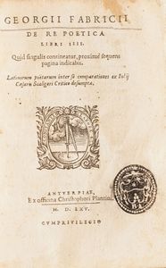 Raccolta di volumi miscellanei dal XVI al XVII sec. (Con ex libris silografico)  - Asta Libri Antichi - Associazione Nazionale - Case d'Asta italiane