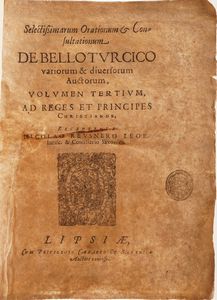 Raccolta di volumi miscellanei dal XVI al XVIII sec. (Con ex libris silografico)  - Asta Libri Antichi - Associazione Nazionale - Case d'Asta italiane