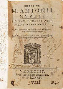Remingio Fiorentino Epistole DOvidio... Venezia, 1575  - Asta Libri Antichi - Associazione Nazionale - Case d'Asta italiane