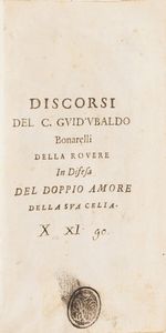 Raccolta di volumi miscellanei dal XVI al XVII sec. (Con ex libris silografico)  - Asta Libri Antichi - Associazione Nazionale - Case d'Asta italiane