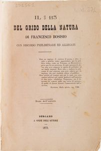 Bergamo-Edizioni di interesse bergamasco 15 opere di interesse bergamasco o stampate a Bergamo  - Asta Libri Antichi - Associazione Nazionale - Case d'Asta italiane