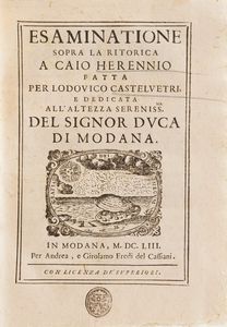 Lotto di libri La vita dellillustre signor Giacomo Ragazzoni conte di s. Odorico, Venezia 1610  - Asta Libri Antichi - Associazione Nazionale - Case d'Asta italiane