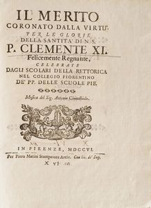 Francesco Cionacci Storia della beata Umiliana De Cerchi... Firenze 1682  - Asta Libri Antichi - Associazione Nazionale - Case d'Asta italiane