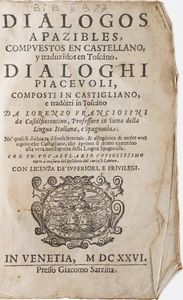 Sgualdi Vincenzo Repubblica di Lesbo ovvero della ragione di stato...Bologna,Heredi del Benacci, 1646  - Asta Libri Antichi - Associazione Nazionale - Case d'Asta italiane