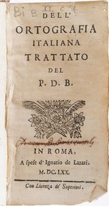 Sgualdi Vincenzo Repubblica di Lesbo ovvero della ragione di stato...Bologna,Heredi del Benacci, 1646  - Asta Libri Antichi - Associazione Nazionale - Case d'Asta italiane