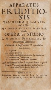 Petri halloix et Societate Iesu Anthologia poetica graeco latina... Leuven 1617  - Asta Libri Antichi - Associazione Nazionale - Case d'Asta italiane