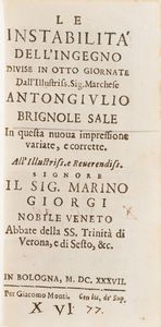 Ferrante Guisone La divina settimana... Venezia, 1601  - Asta Libri Antichi - Associazione Nazionale - Case d'Asta italiane