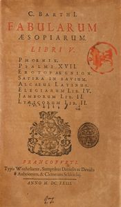 Raccolta di volumi miscellanei del XVII sec.(Con ex libris silografico)  - Asta Libri Antichi - Associazione Nazionale - Case d'Asta italiane