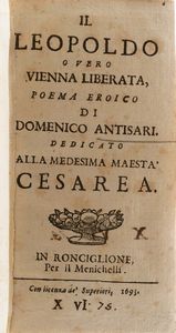Raccolta di volumi miscellanei dal XVI al XIX sec.  - Asta Libri Antichi - Associazione Nazionale - Case d'Asta italiane