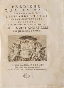 Tomaso Da Villanova Opera Omnia Sancti Thomae a Villanova...Venetiis, Excudebant Sanctes Pecori, 1740  - Asta Libri Antichi - Associazione Nazionale - Case d'Asta italiane