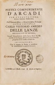 Raccolta di volumi miscellanei dal XVII al XVIII sec.  - Asta Libri Antichi - Associazione Nazionale - Case d'Asta italiane