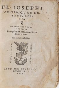 Sebastiano Serlio De Architectura libri quinque... Venezia, Francesco de Francischi senese e Giovanni Chriger, 1569  - Asta Libri Antichi - Associazione Nazionale - Case d'Asta italiane