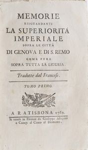 DAgostino Giustiniani. Castigatissimi Annali. Genova, Bellono 1537.  - Asta Libri Antichi - Associazione Nazionale - Case d'Asta italiane