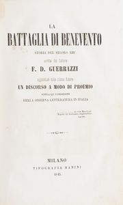 Marinelli Marc'Antonio Il terzo novissimo ossia l'inferno in terza rima d'un italiano. Italia 1826.  - Asta Libri Antichi - Associazione Nazionale - Case d'Asta italiane