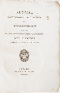 Piens Francesco Tractatus De Febribus in genere et specie...Genevae, Apud Samuelem de Tournes, 1689  - Asta Libri Antichi - Associazione Nazionale - Case d'Asta italiane