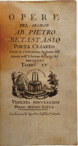 Publio Ovidio Nasone. Le Metamorfosi.. ridotte da Gi Andrea dell'Anguillara in ottava rima...Venezia, Conzani, 1677.  - Asta Libri Antichi - Associazione Nazionale - Case d'Asta italiane