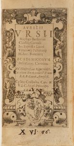 Cesare Caporali Opere poetiche... Perugia, 1642  - Asta Libri Antichi - Associazione Nazionale - Case d'Asta italiane