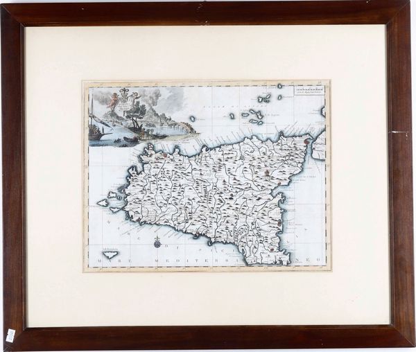 Giovanni Antonio Magini Regno di Sicilia...(1608), BolognaCarta geografica tratta dal LItalia a cura di Fabio Magini. Si aggiungono al lotto: Veduta di Trapani; carrta geografica dellisola di Sicilia  - Asta Stampe, Vedute e Carte Geografiche - Associazione Nazionale - Case d'Asta italiane