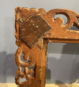 Cornice in legno intagliato, traforato e dorato. Italia XVII-XVIII secolo  - Asta Cornici Antiche - Associazione Nazionale - Case d'Asta italiane